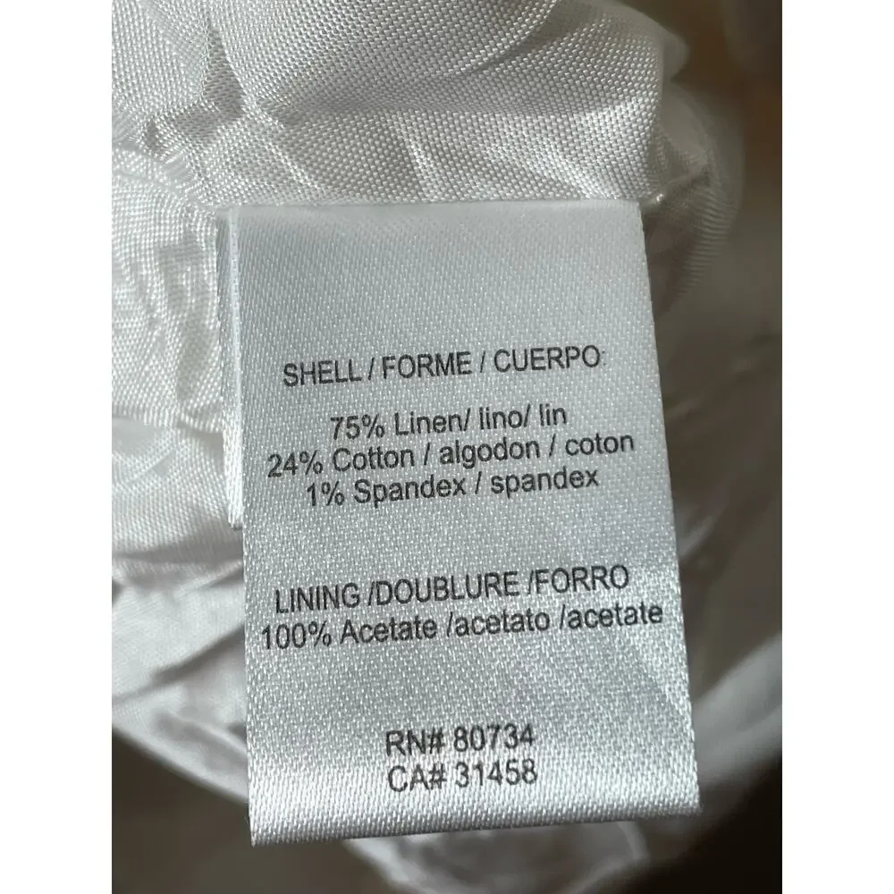 BCBGMaxAzria linen blend